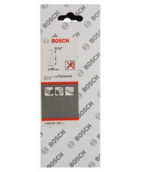 BOSCH Diamentowa koronka wiertnicza do pracy na sucho G 1_2" 65 mm, 150 mm, 4 segmenty, 7 mm