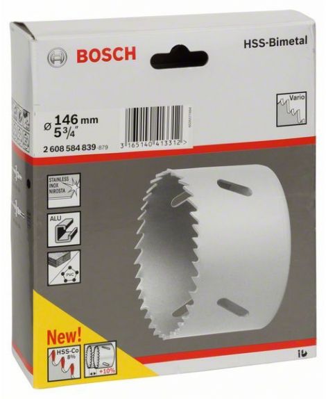 BOSCH Piła otwornica HSS-Bimetal do adapterów standardowych 146 mm, 5 3_4"