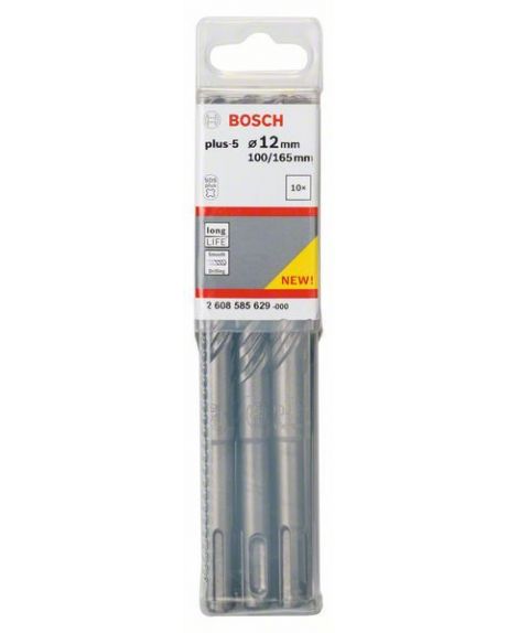 BOSCH Wiertła do młotów SDS plus-5 12 x 100 x 165 mm