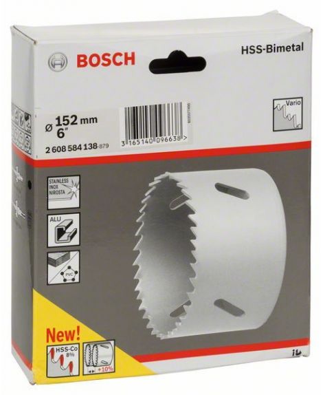 BOSCH Piła otwornica HSS-Bimetal do adapterów standardowych 152 mm, 6"