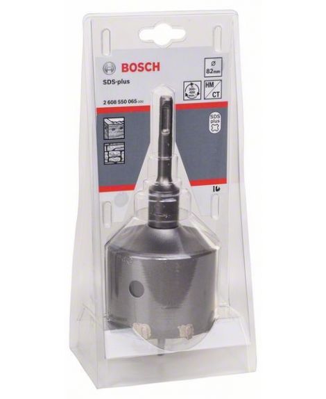 BOSCH 3-częściowy zestaw koronek wiertniczych, SDS plus 82 x 54 mm