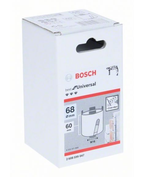 BOSCH Diamentowe wiertło do gniazd 68 mm, 60 mm, 4 segmenty, 10 mm