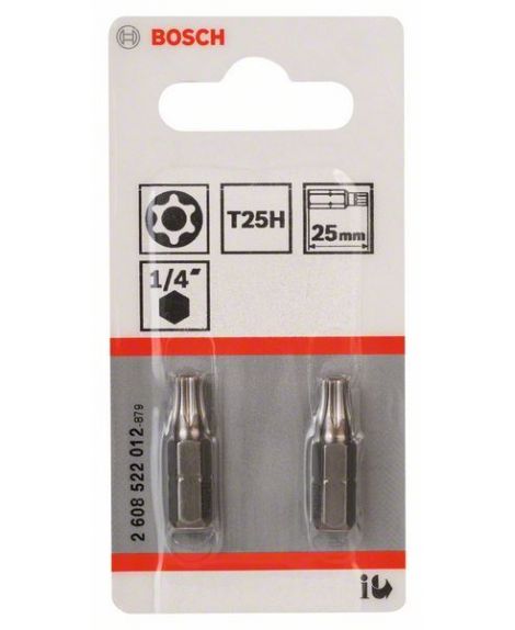 BOSCH Końcówka wkręcająca T25H Security Torx® Extra Hart T25H, 25 mm