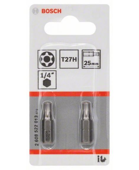 BOSCH Końcówka wkręcająca T27H Security Torx® Extra Hart T27H, 25 mm