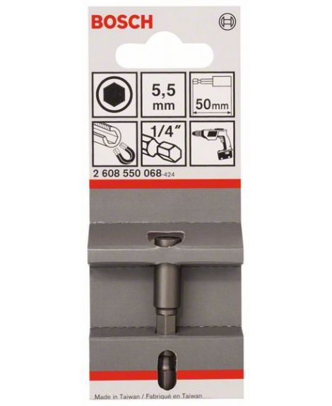 BOSCH Klucze nasadowe 50 x 5,5 mm, M 3