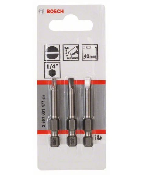 BOSCH Końcówka wkręcająca Extra Hart S 0,6x4,5, 49 mm