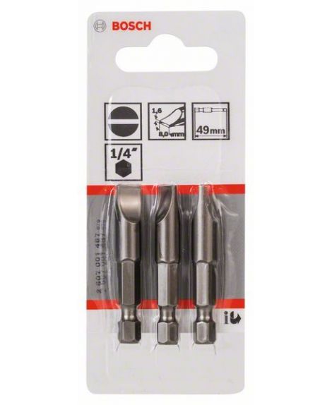 BOSCH Końcówka wkręcająca Extra Hart S 1,6x8,0, 49 mm