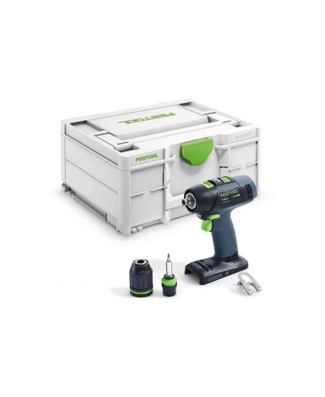 FESTOOL Akumulatorowa wiertarko-wkrętarka T 18+3-Basic