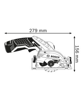 BOSCH Pilarka tarczowa akumulatorowa GKS 12V-26